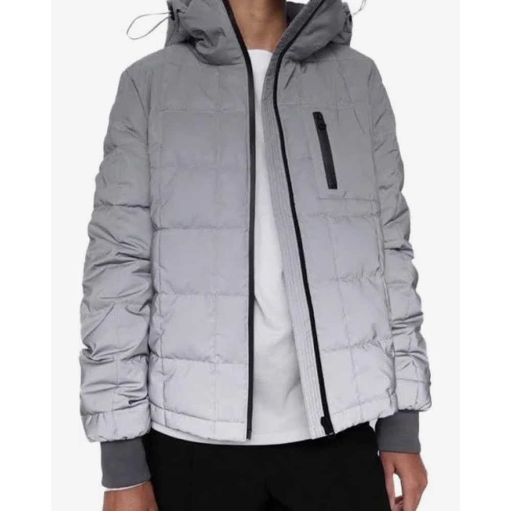 NWT ZARA GRAY AND BLACK WINTER COAT
